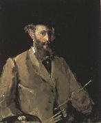 Edouard Manet Self-Portrait with Palette oil painting reproduction